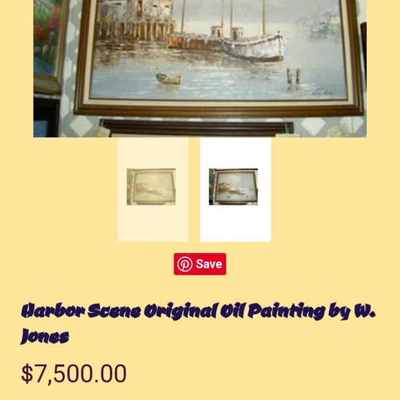 Original Oil Painting Signed and Professionally Framed by W Jones - Picture 8 of 8